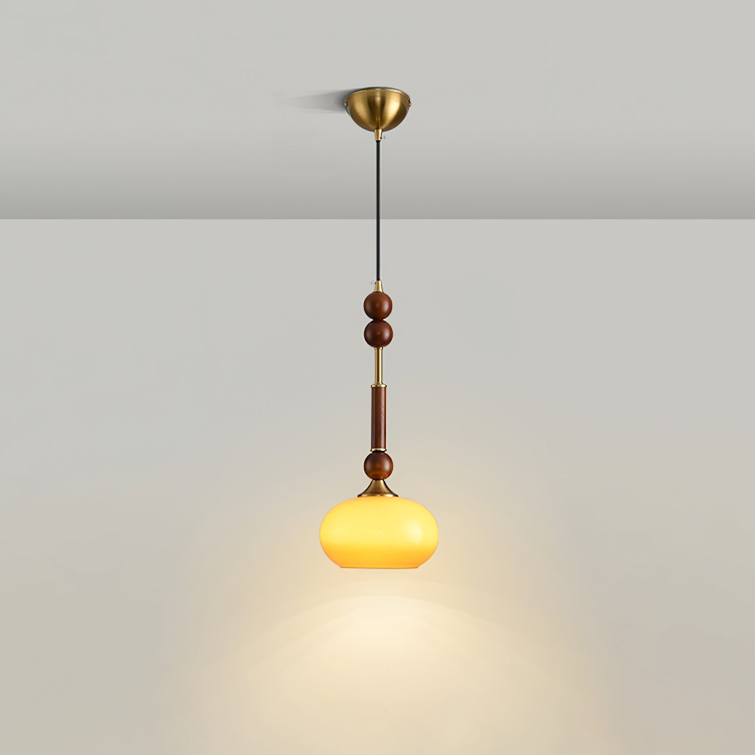 Retro Solid Wood Series Pendant Lamp M524