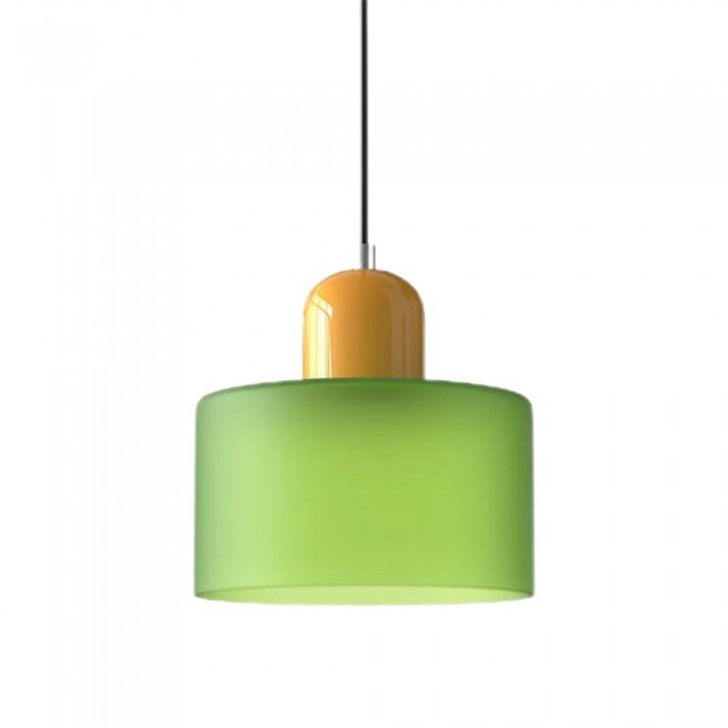 Nordic Morandi Cylinder Glass Pendant Lamp S101