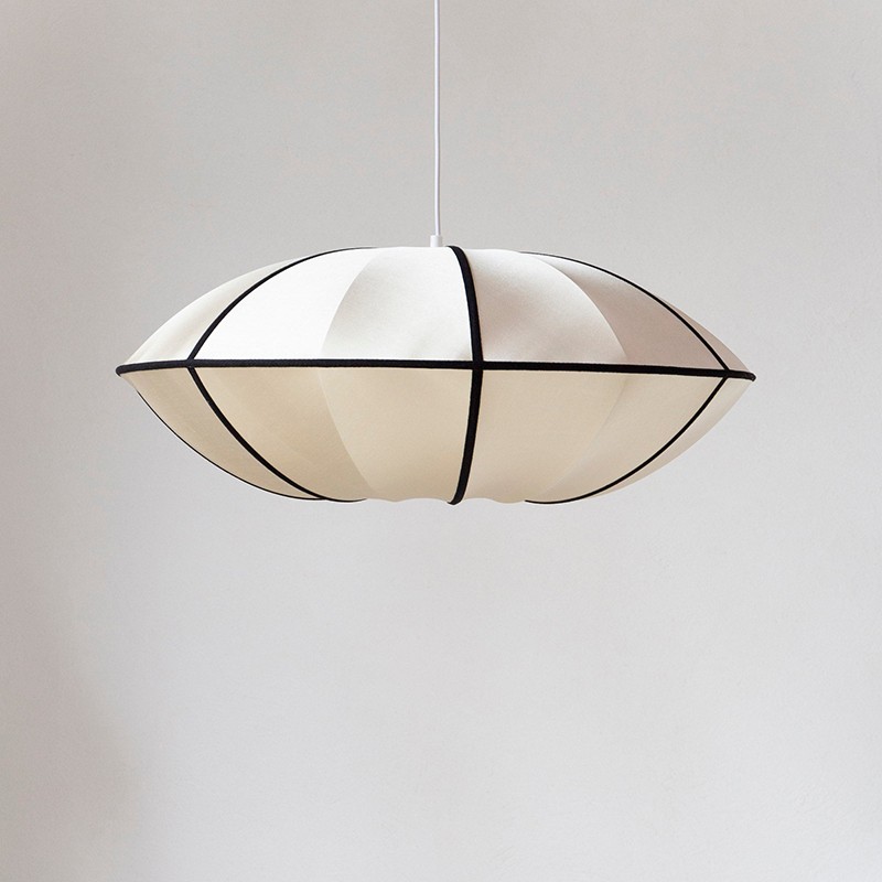 Nordic Minimalist Fabric Bubble Pendant Light S138