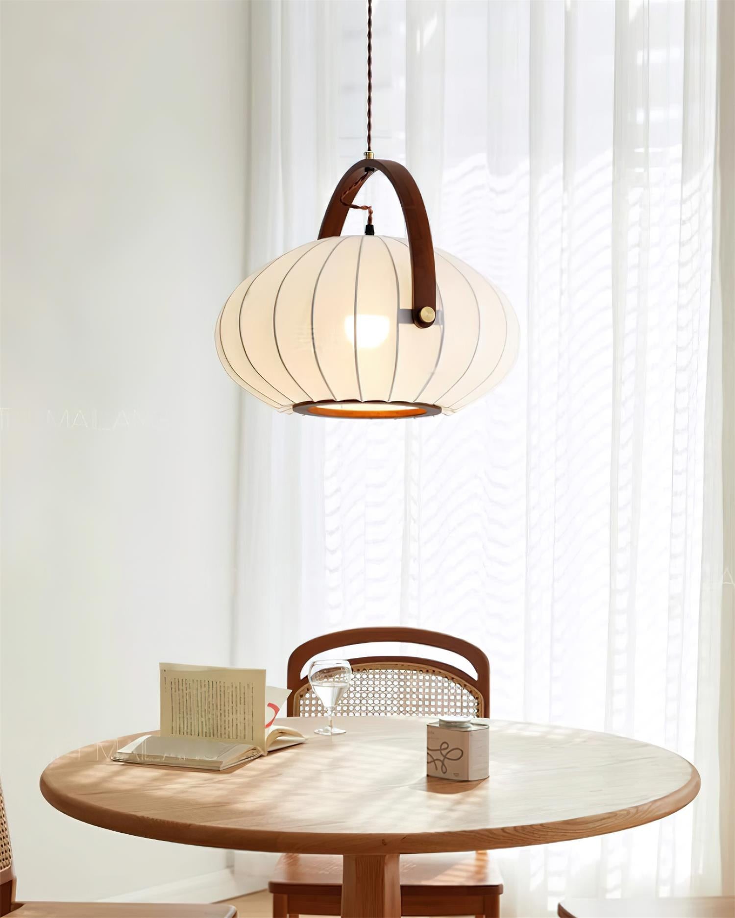 Vintage Lantern Wooden Decoration Pendant Lamp M290