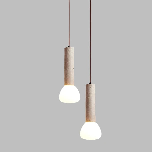 Elegant Travertine Cream Style Pendant Light D920