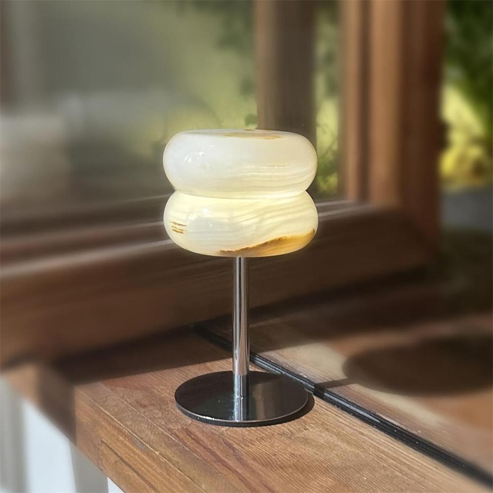 Jade Donut Table Lamp D726