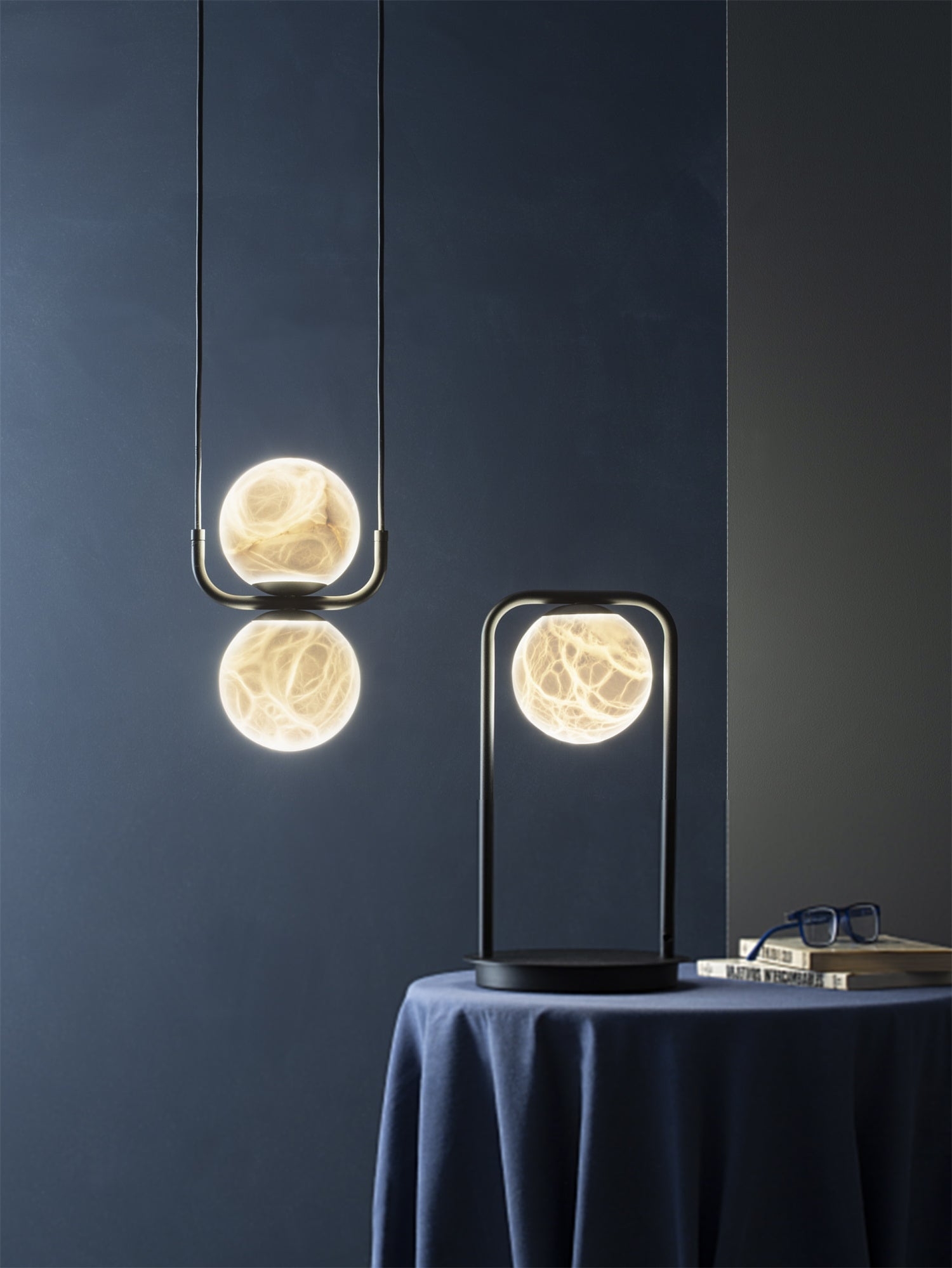 Tribeca Alabaster Table Lamp D457