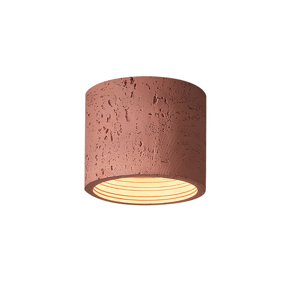 Modern Wabi-Sabi Cylindrical Ceiling Lamp M172