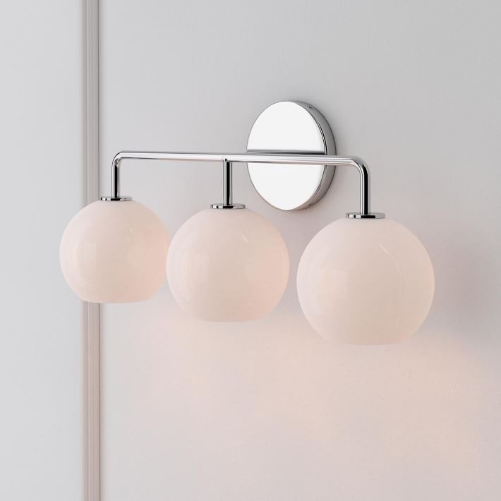 Selvion Artistic Globe Sconce Light - Handcrafted Glass Sculptural Wall Fixture T021