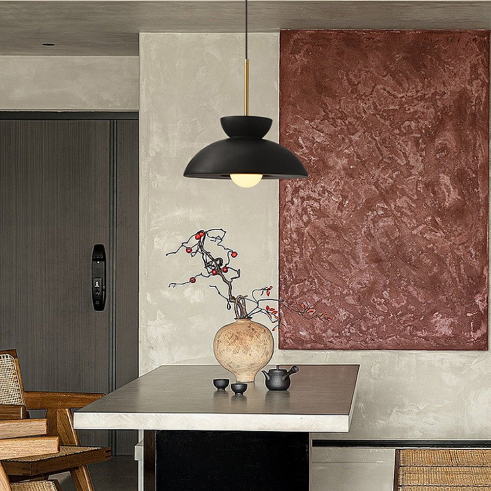 Wabi-Sabi Style Resin Pendant Light S120