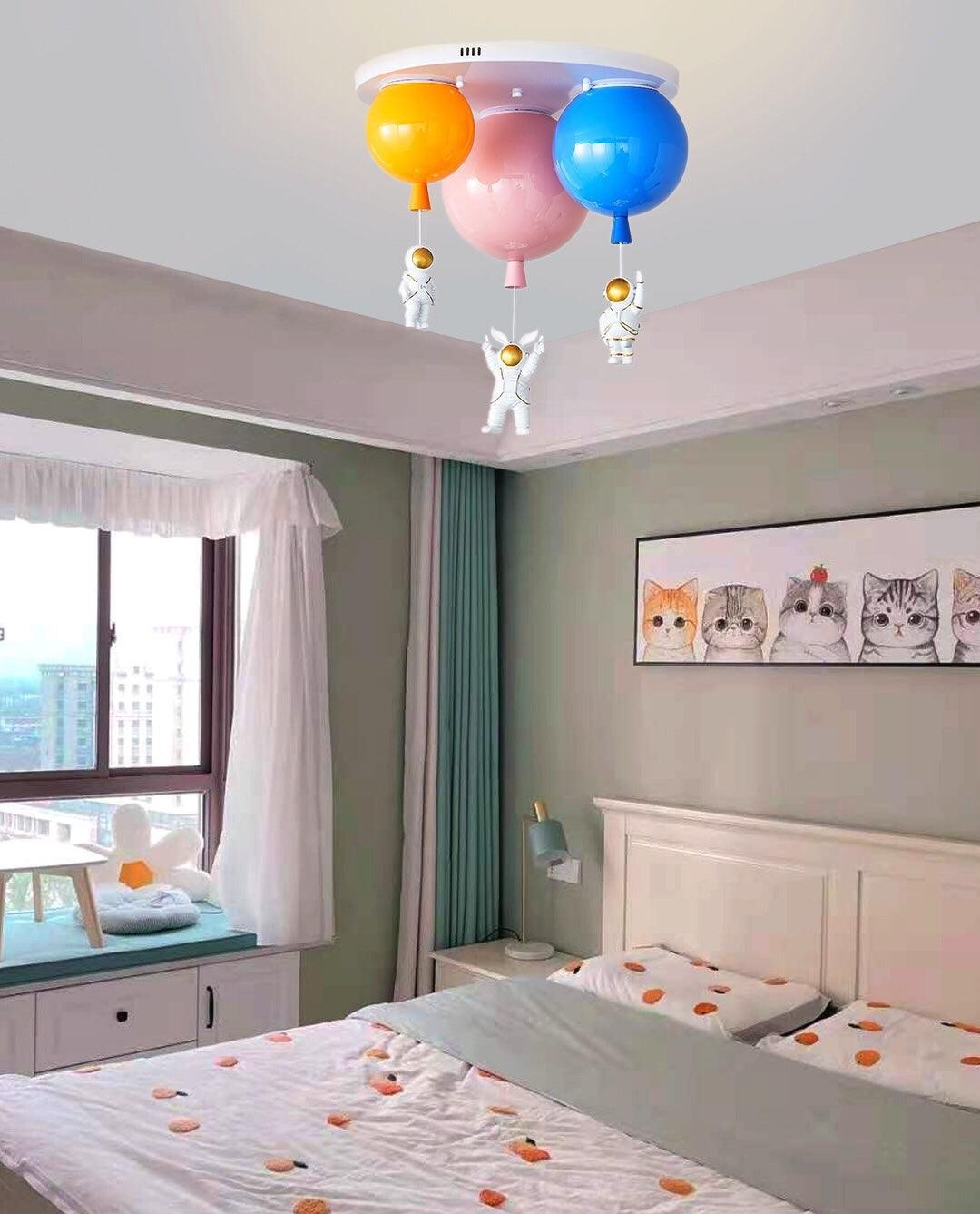Astronaut Glossy Balloon Ceiling Lamp M494