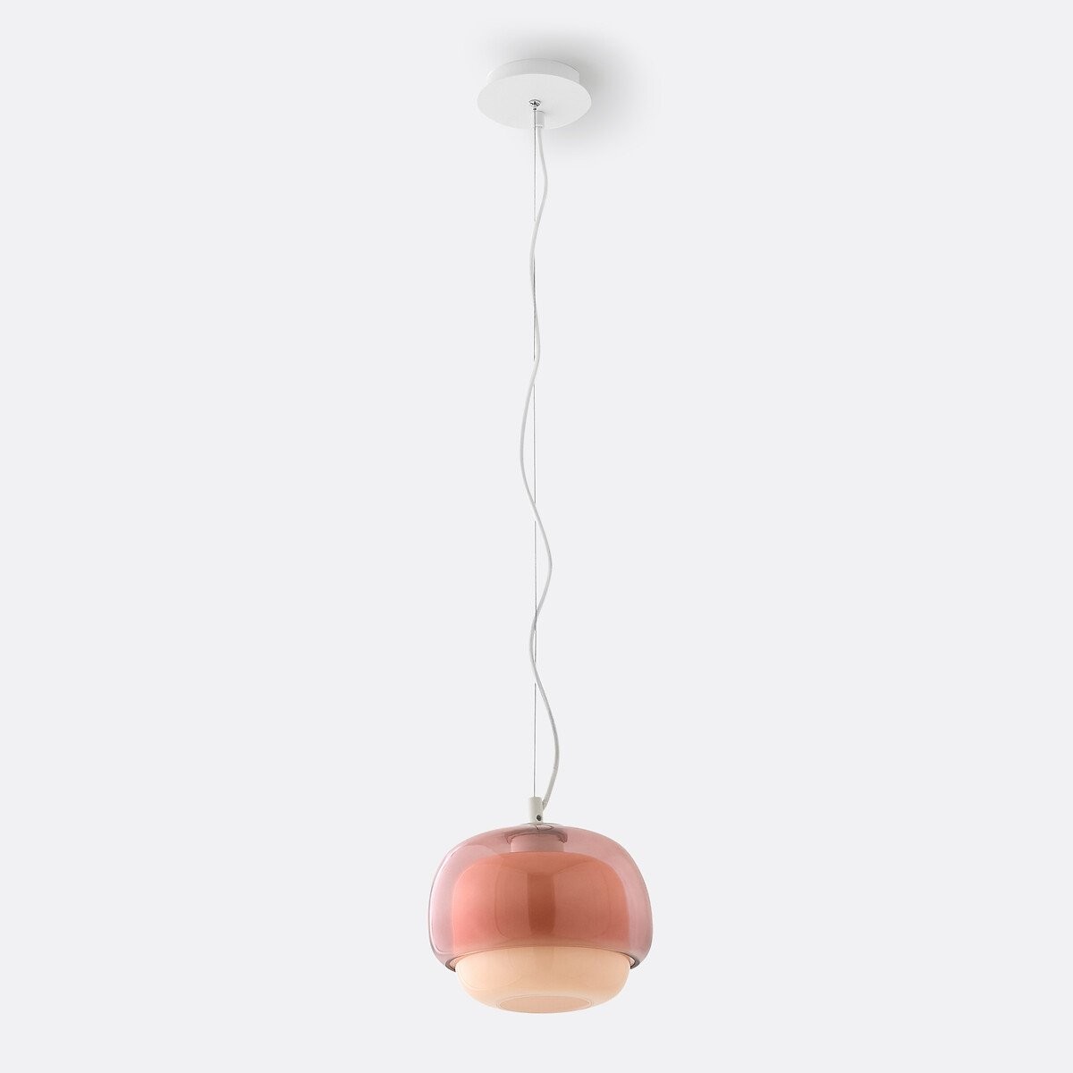 Clinco Modern Mushroom Pendant Light - Colored Glass Hanging Light T418