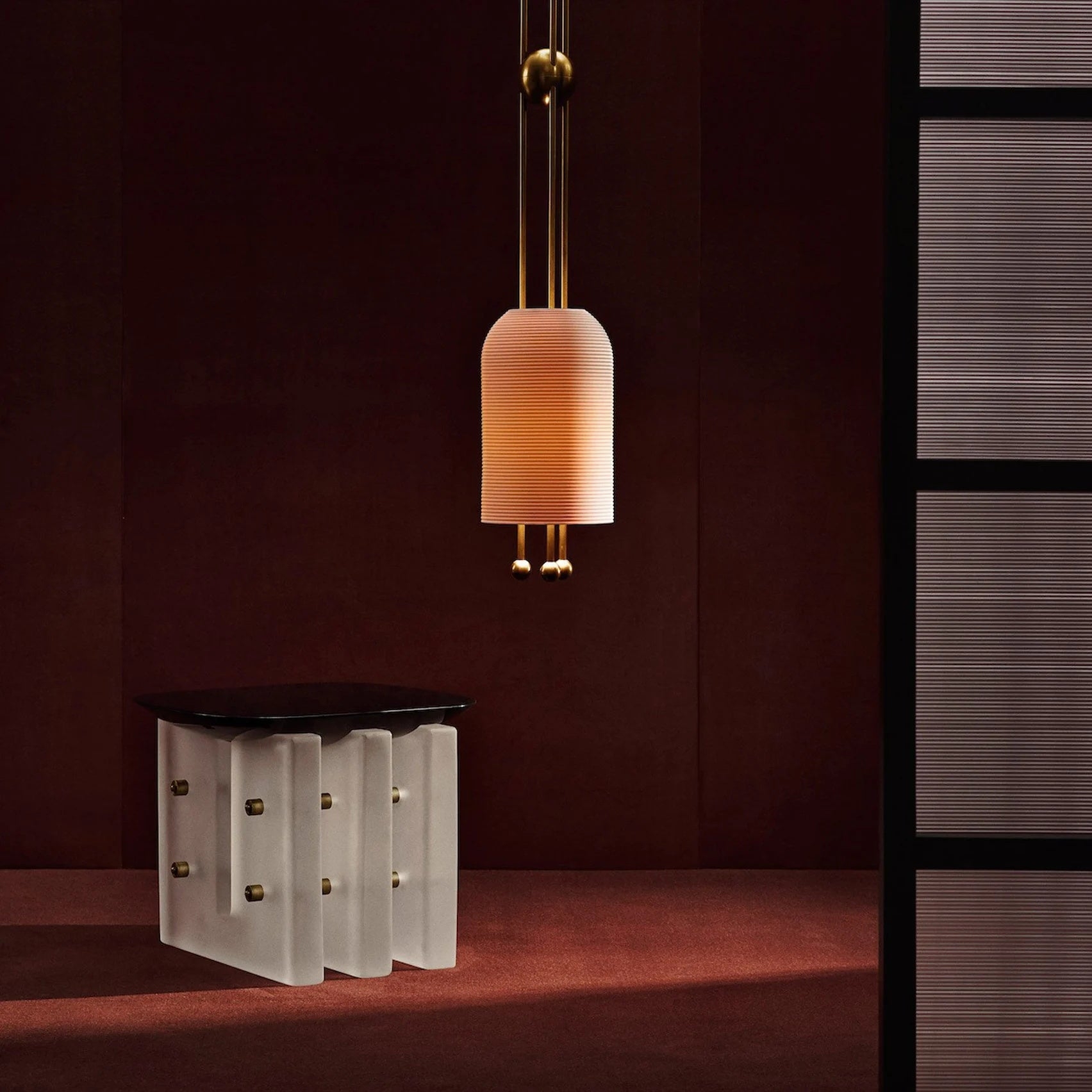 Lantern Glass Pendant Lamp D479