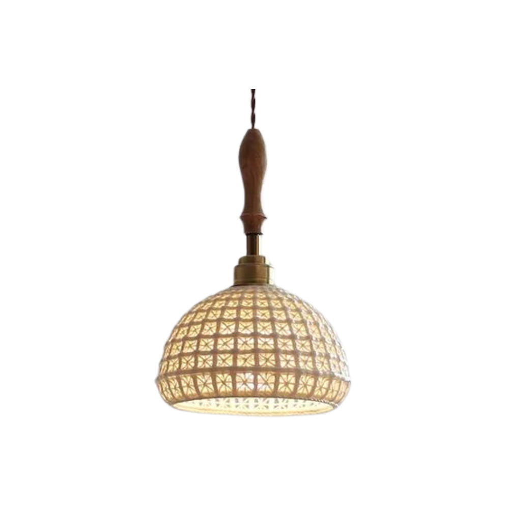 The Ceramic Braid Pendant Lamp D867