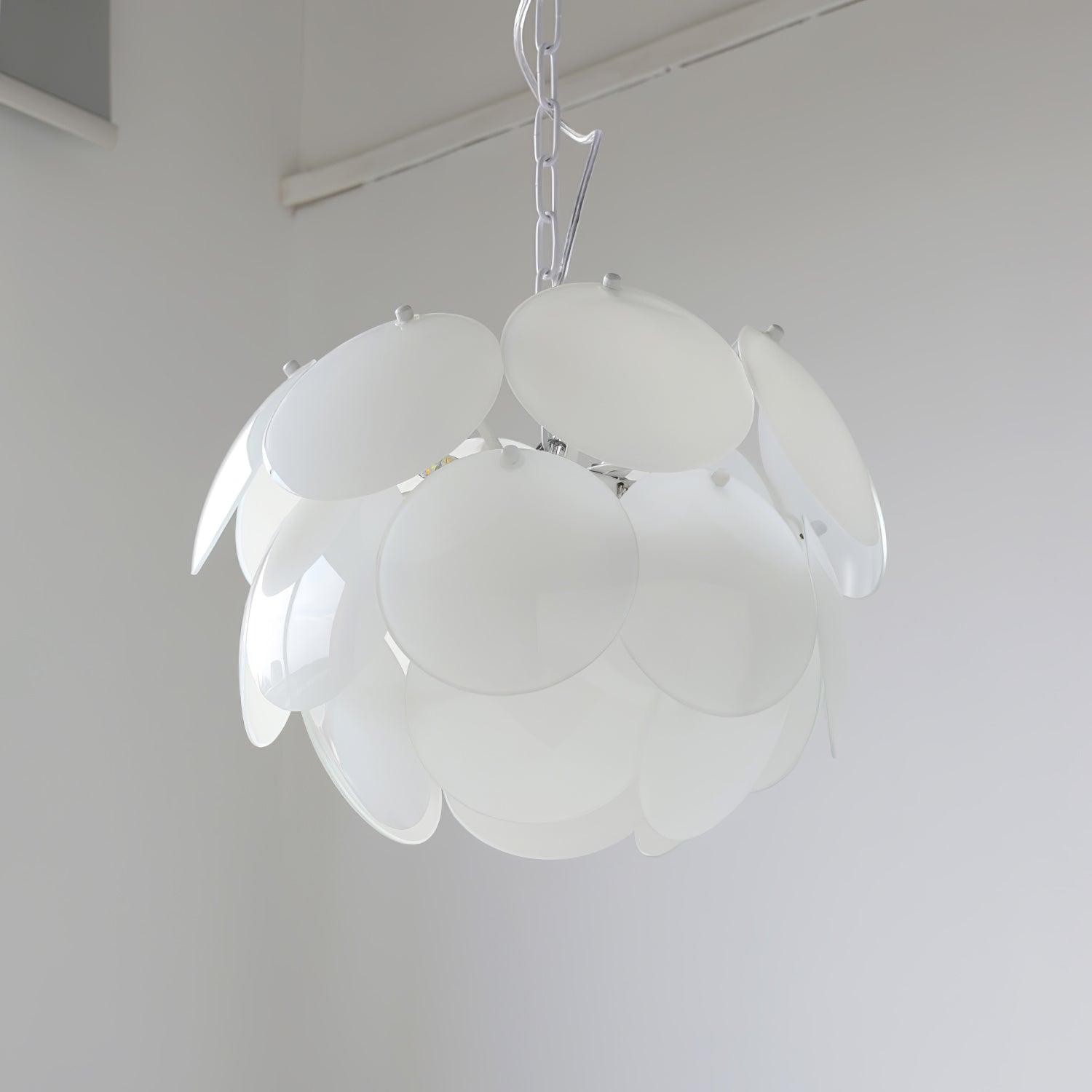 Luxury Fashion Luminous Petal Glass Chandelier M54