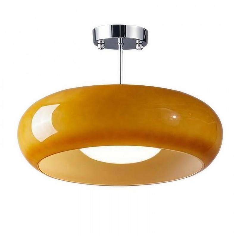 Art Deco Bauhaus Glass Disc Ceiling Light S152