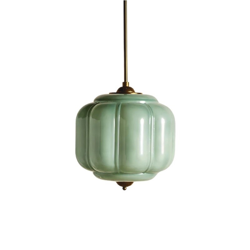 Vintage Cream Glass Pendant Light – Eloise Retro Chandelier S195
