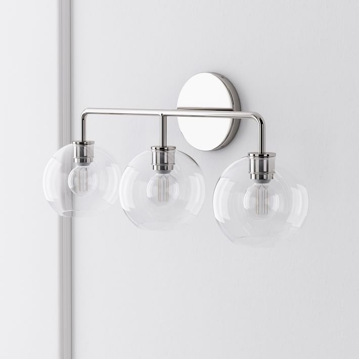Selvion Artistic Globe Sconce Light - Handcrafted Glass Sculptural Wall Fixture T021