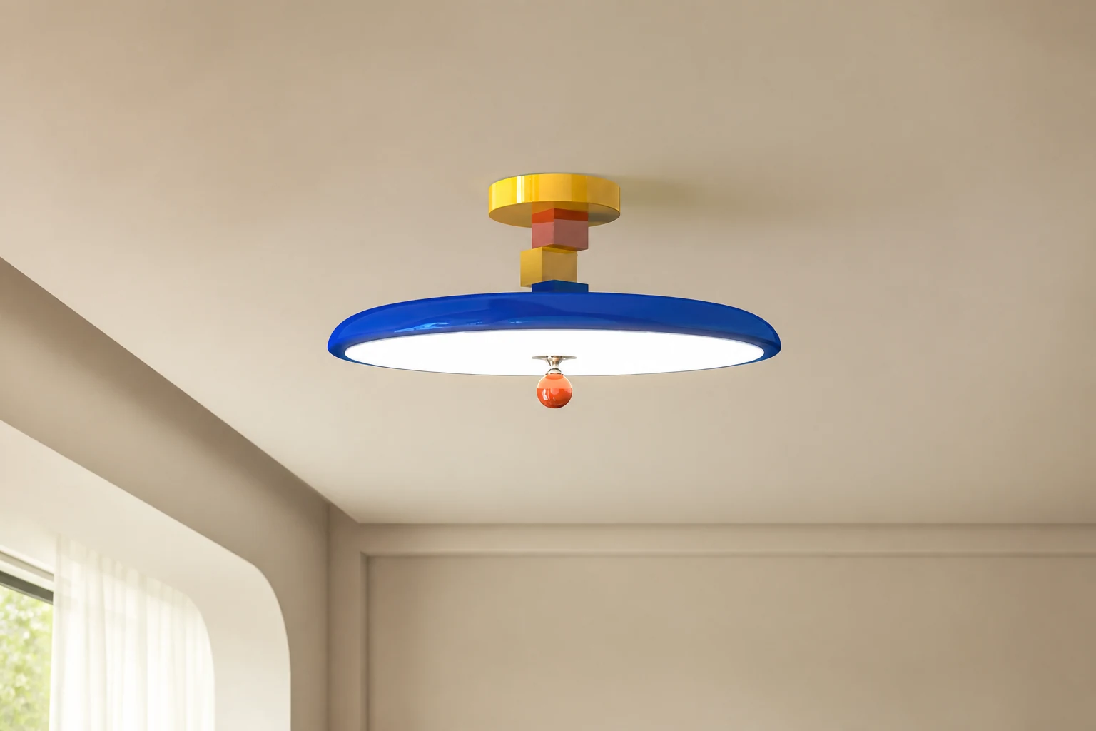 Lampa sufitowa Zeno D143 scena lifestylowa