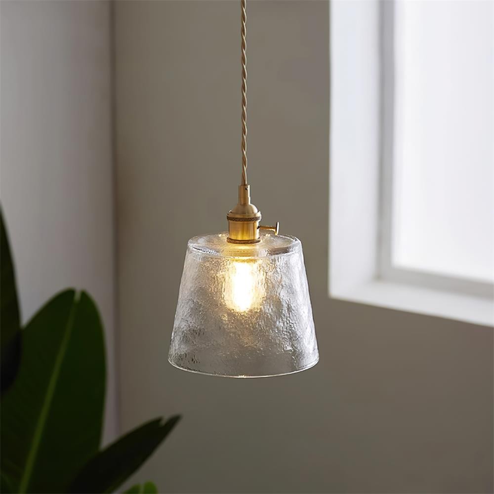 Retro Small Cup Glass Pendant Lamp M276