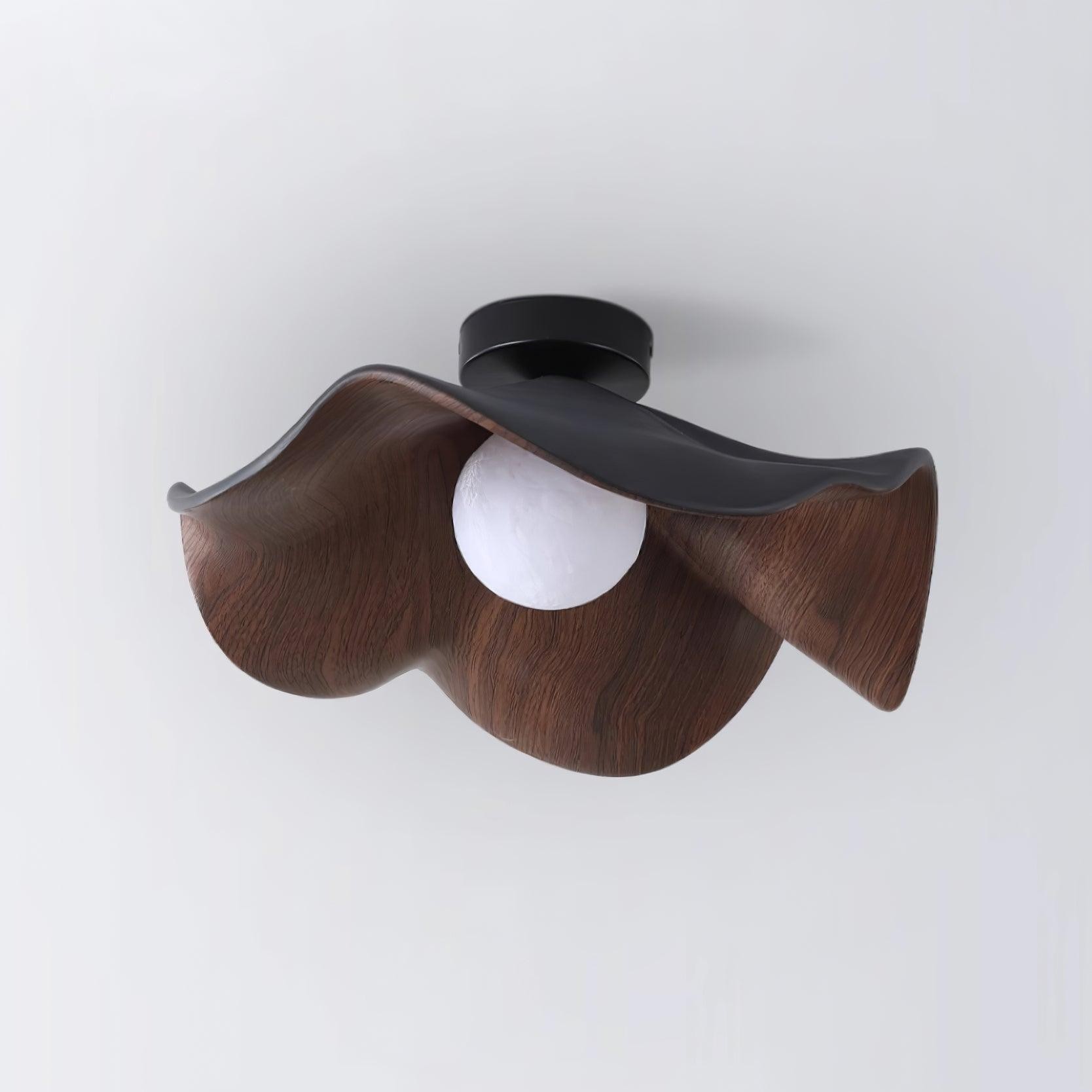 New Modern Simple Walnut Grain Ceiling Light M171