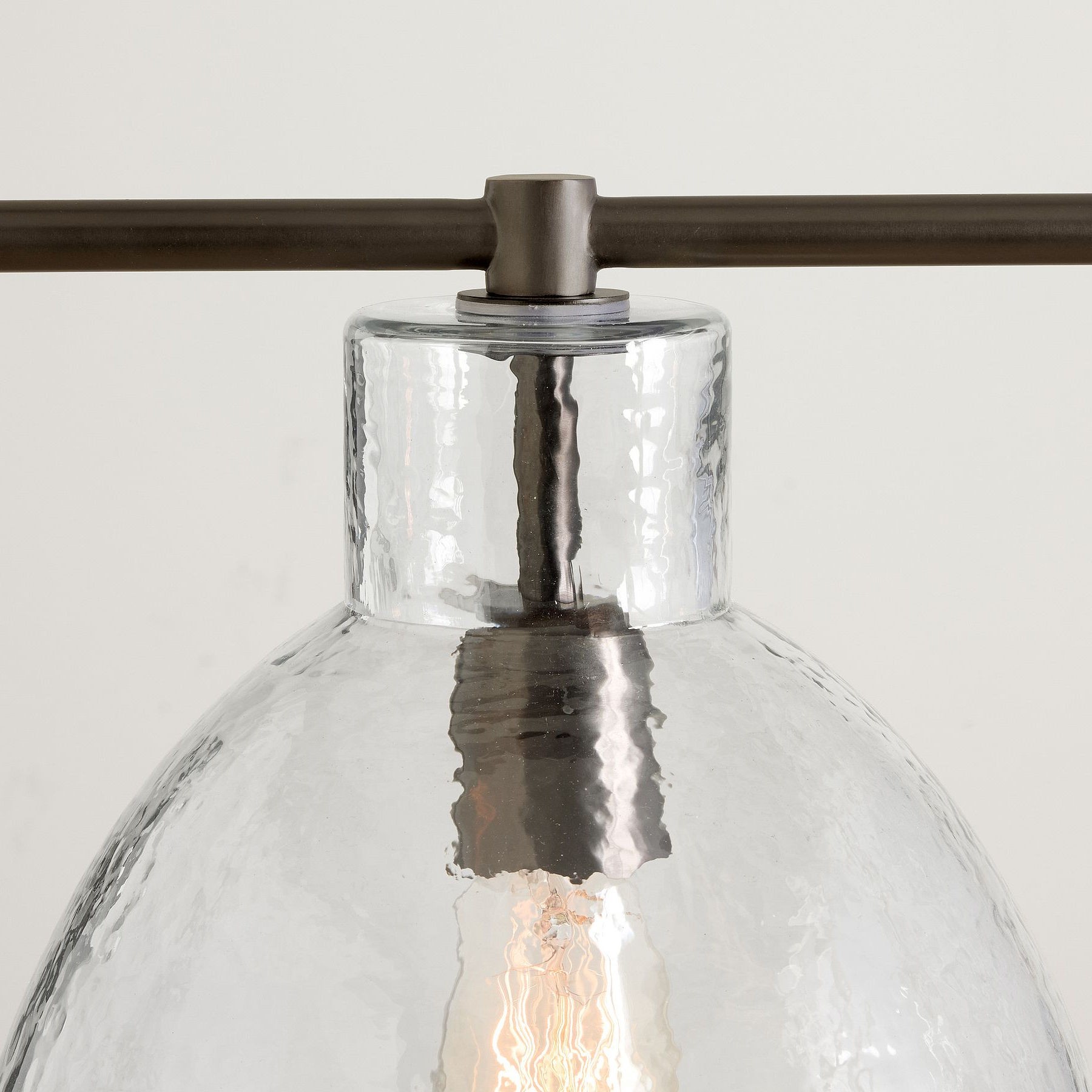 Glavira Recycled Glass Linear Chandelier - Elegant Modern Lighting T050