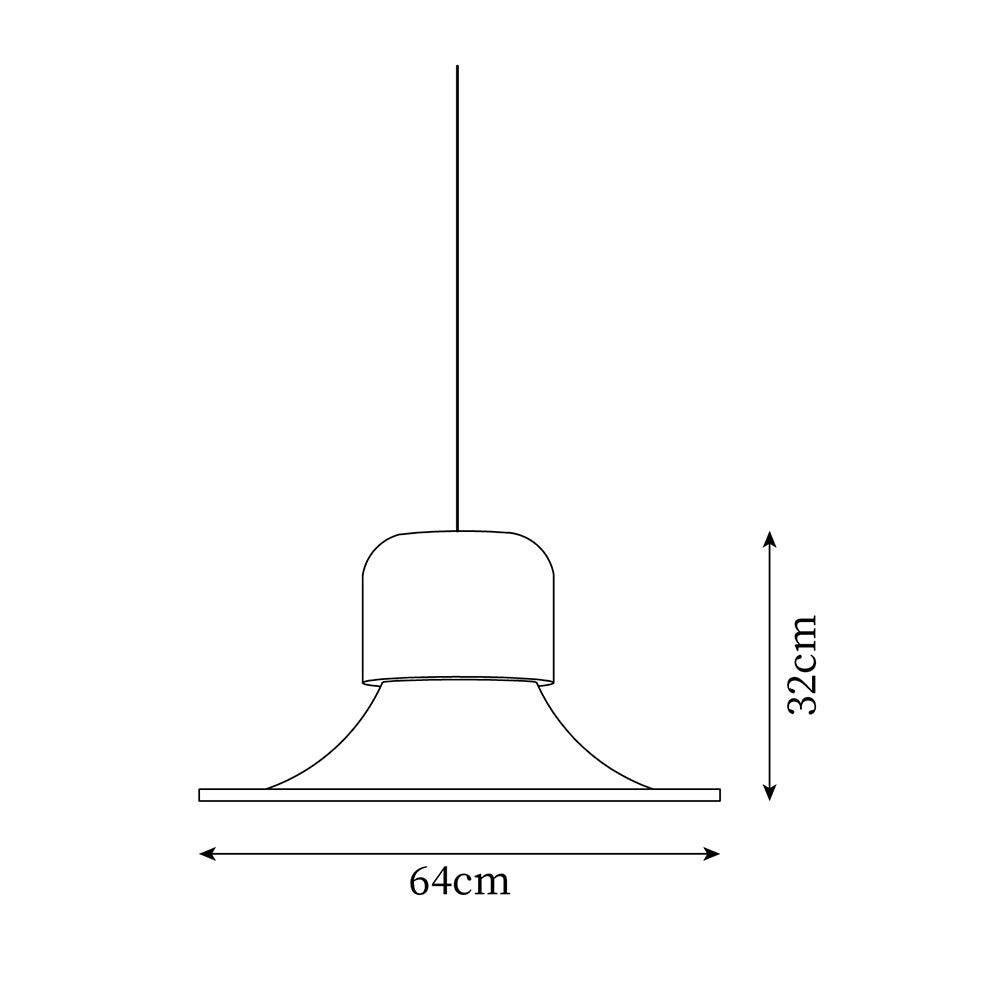 Nordic Carbon Steel LED Pendant Lamp M346