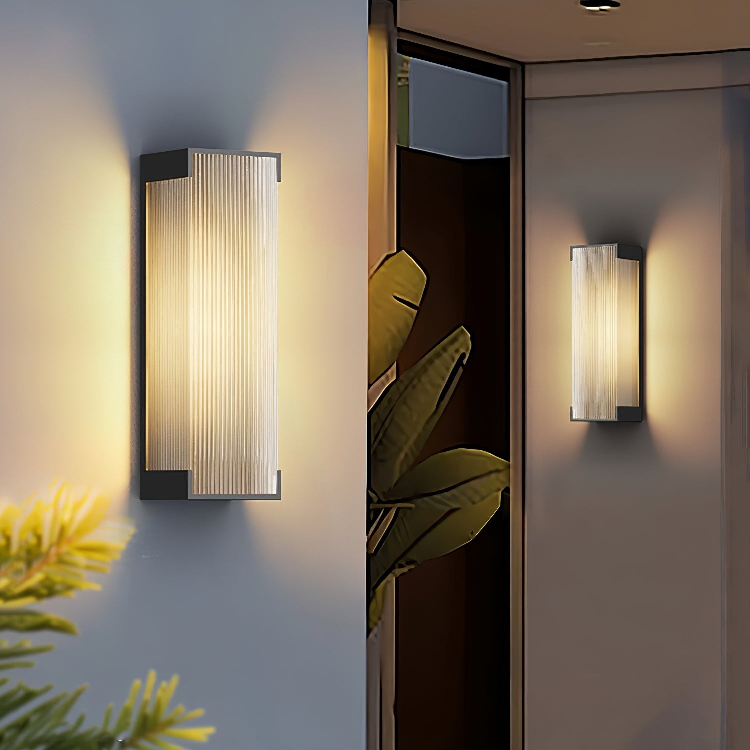 Rectangular Outdoor Wall Light M434