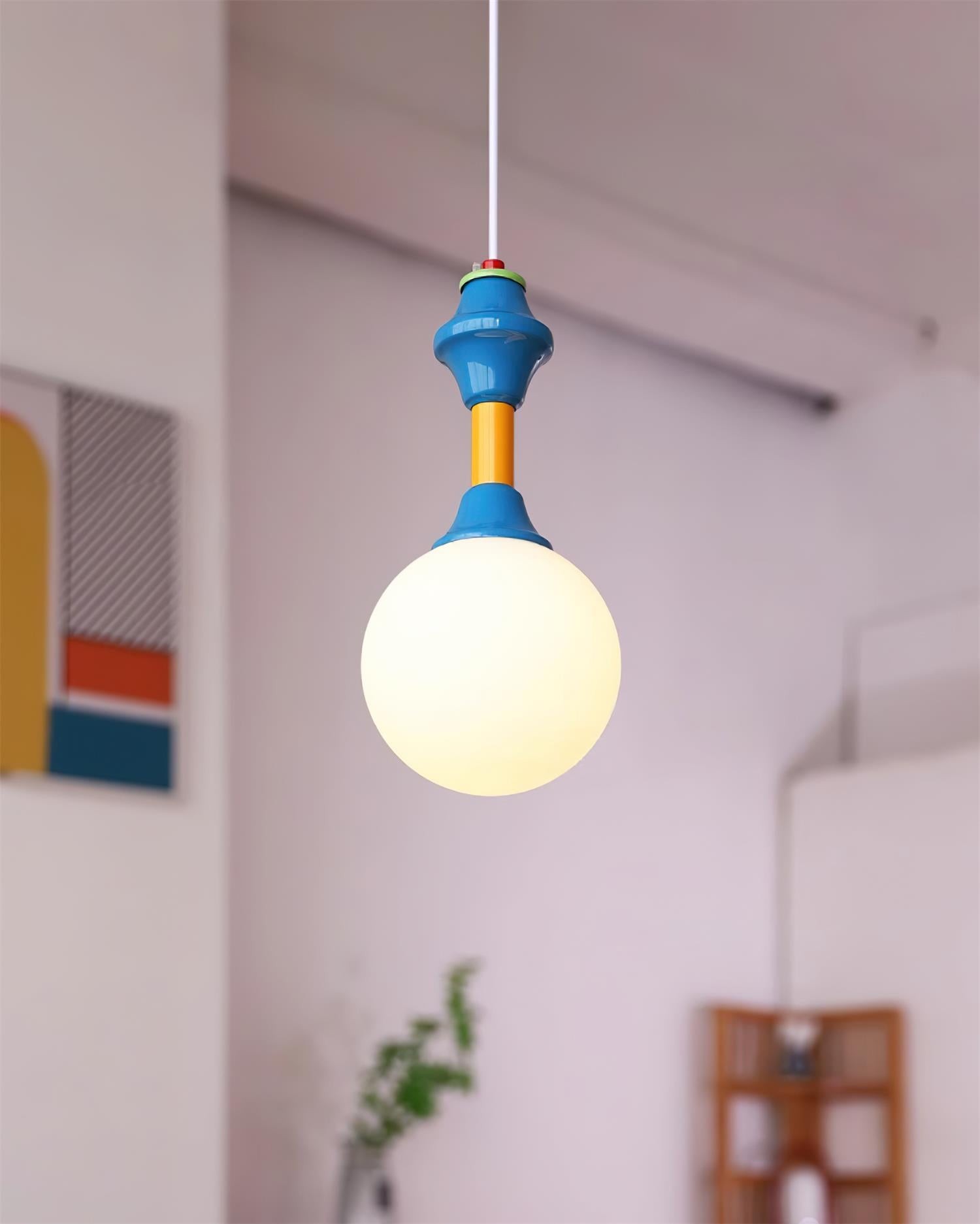 French Blue And White Atmosphere Pendant lamp M194