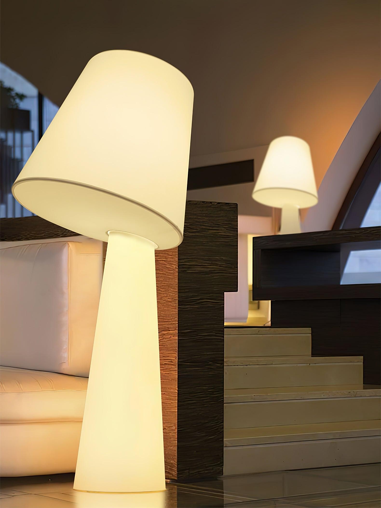 Column Fabric Floor Lamp Suitable For Living Room M76