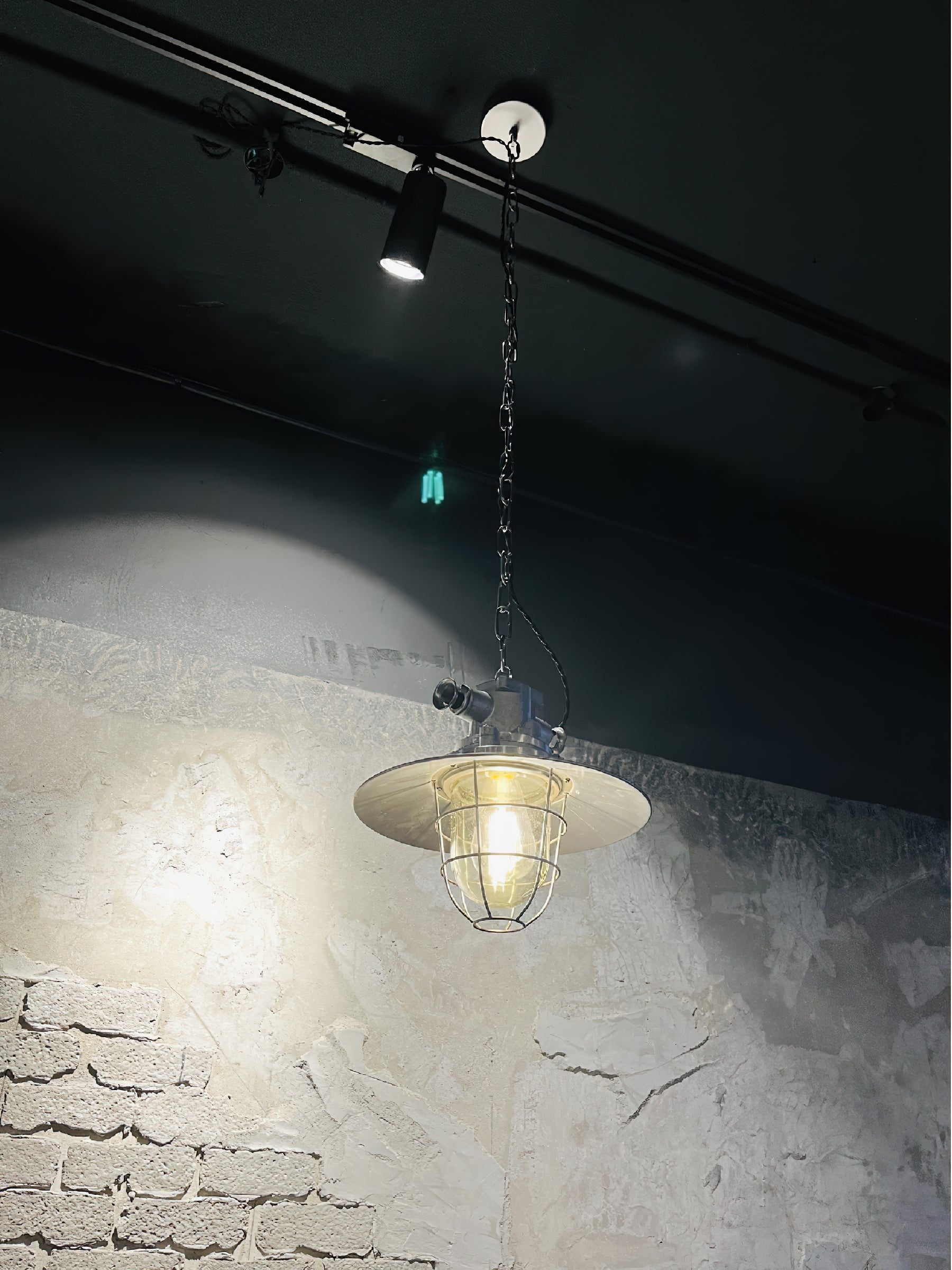 Bulkhead Cage Pendant Light D629