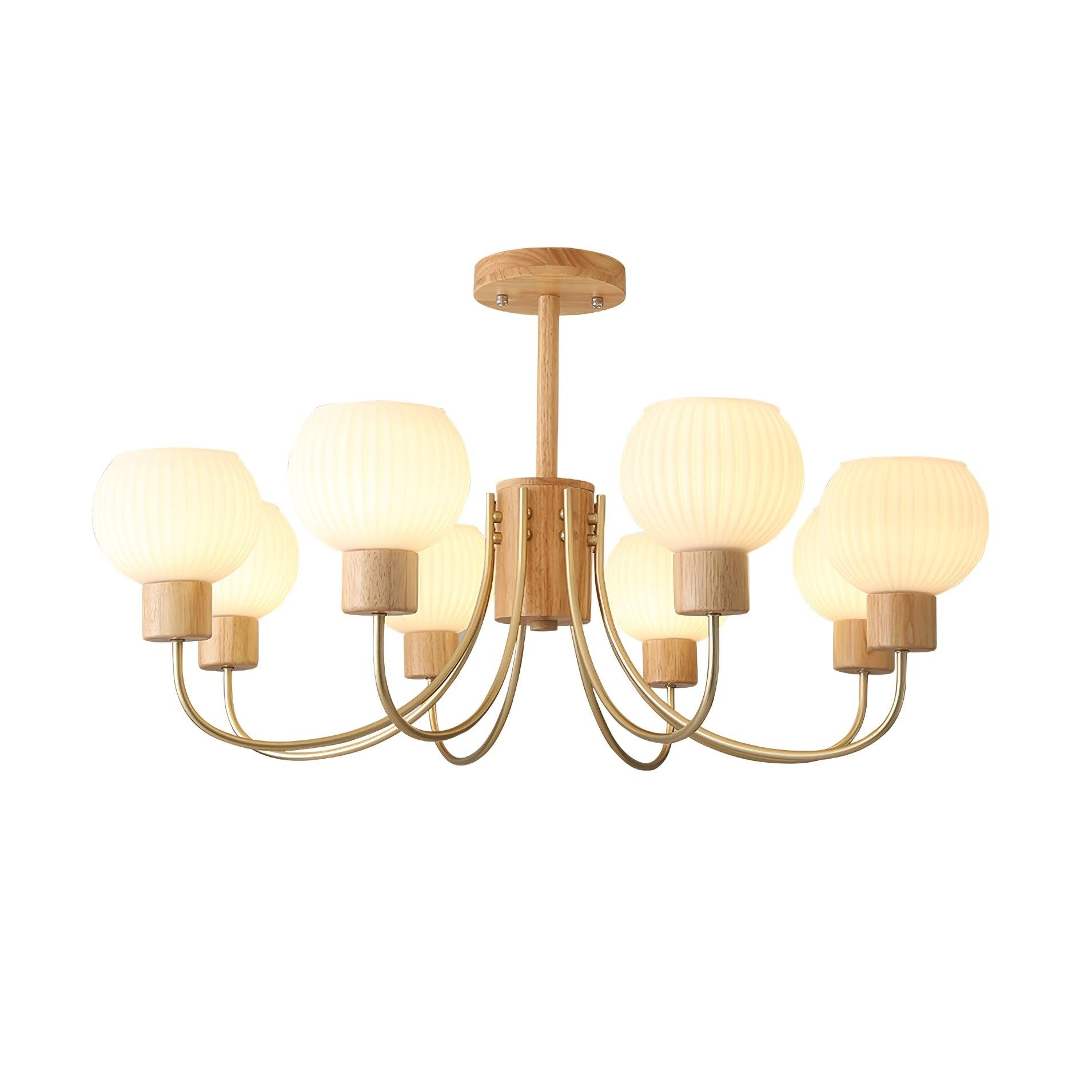 Wabi-sabi Wooden Chandelier M562
