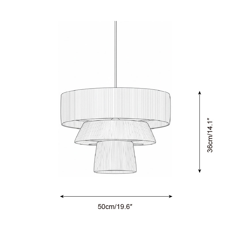 Serapha Tier Pendant Lamp D289