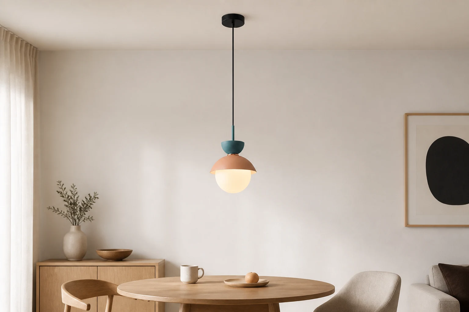 Lampa wisząca Nordic Macaroon w stylu życia
