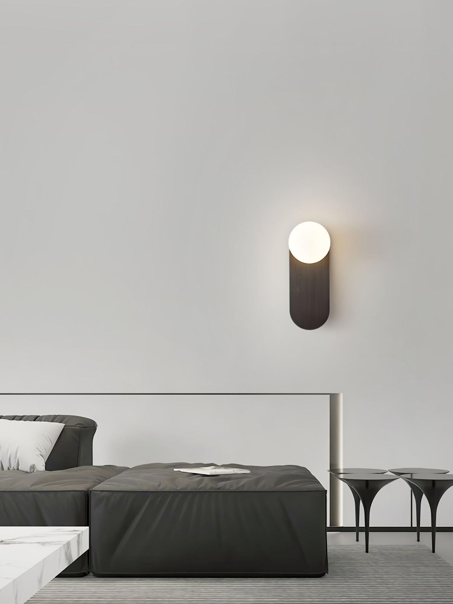 Modern Glass Base Sconce M381