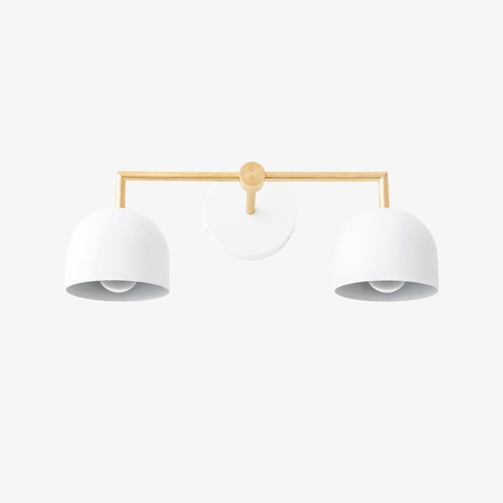 Metio Dome Farmhouse Vanity Wall Light Colorful Metal Sconce T450