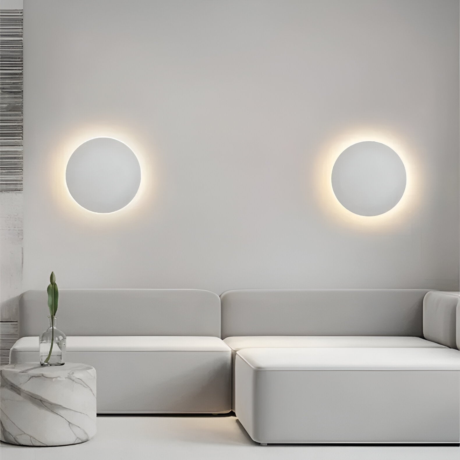 Modern Nordic Round Aluminum Minimalist LED Wall Light D767