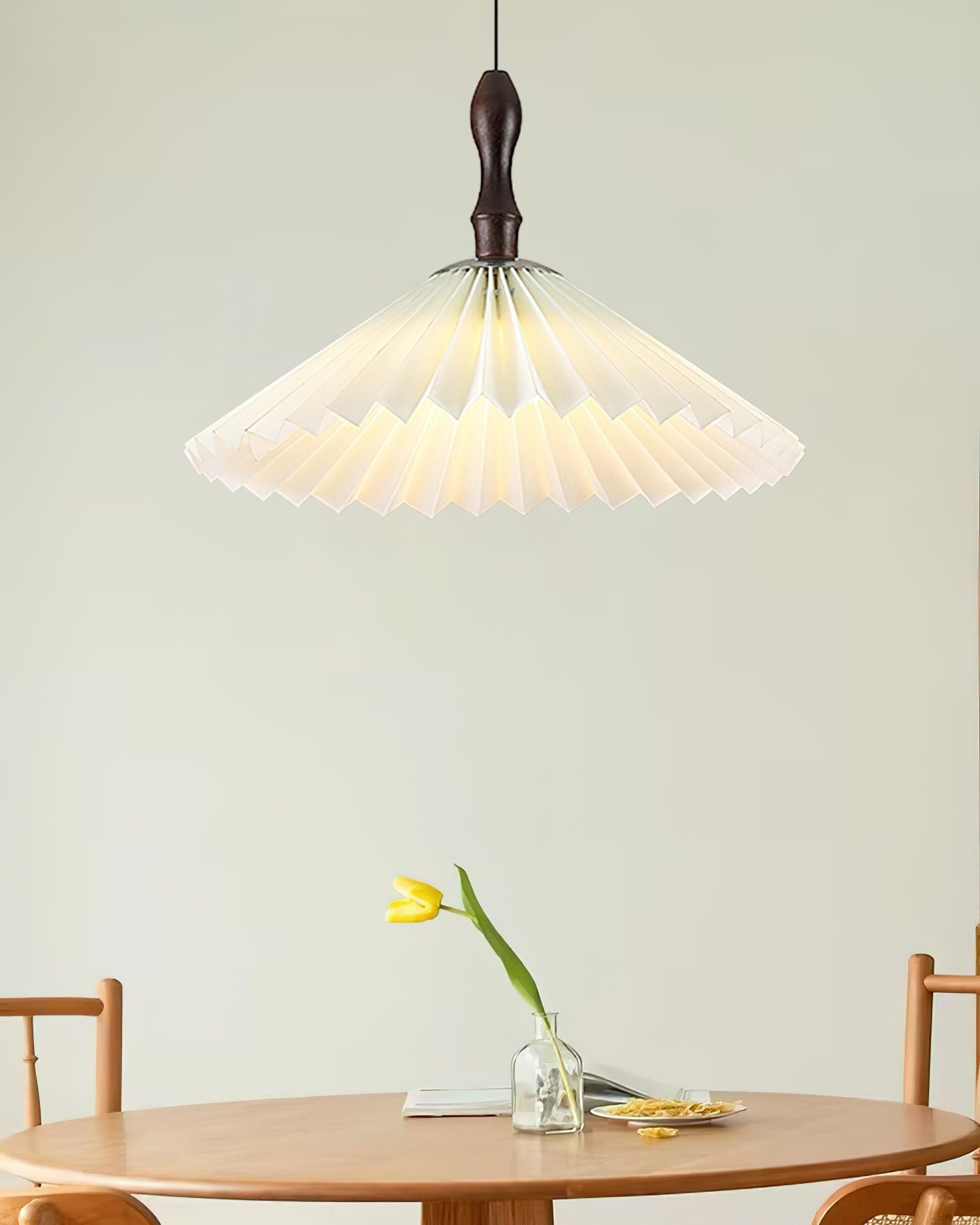 Simple White Flower Paper Pendant Lamp M67