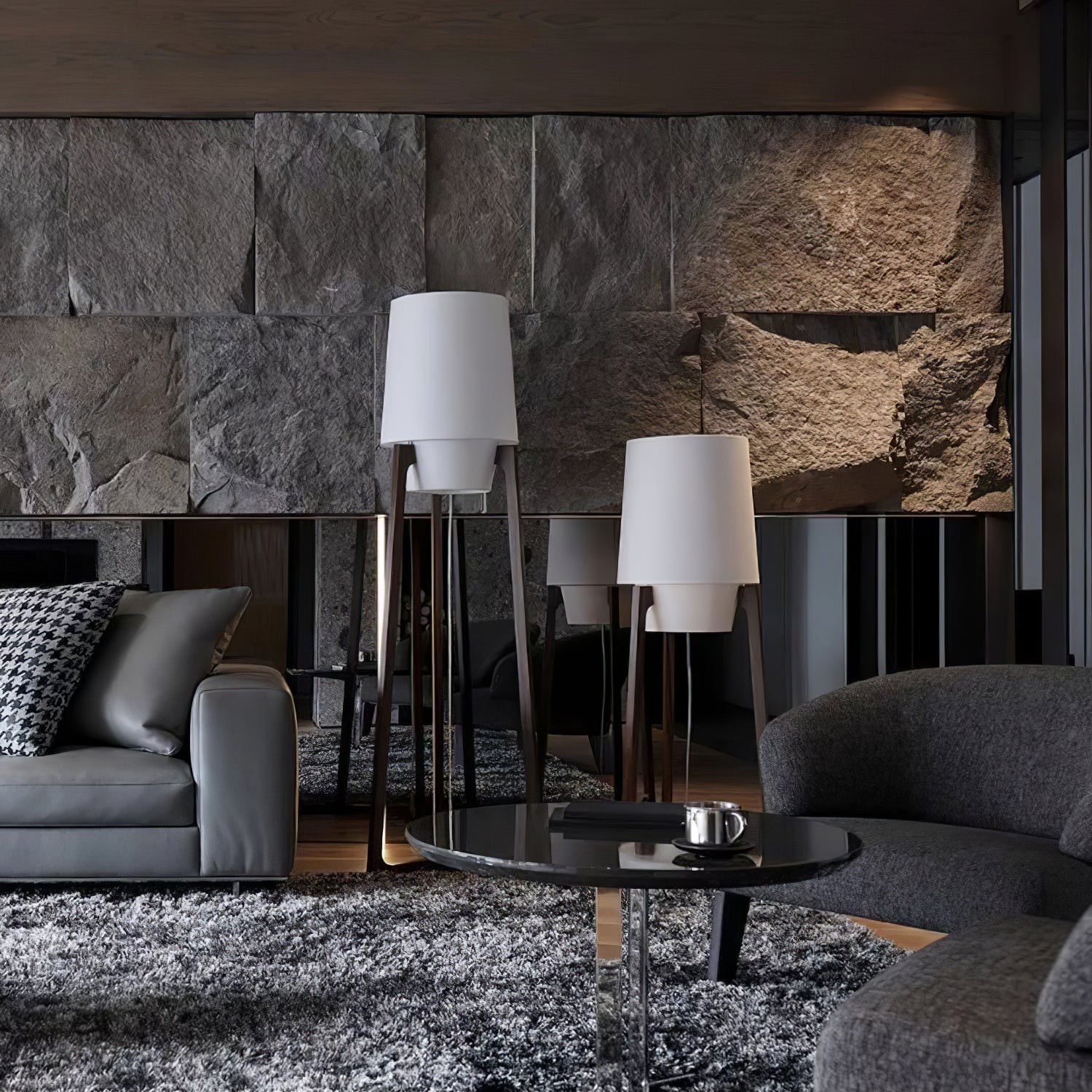 Modern Simple Chinese Style Solid Wood Floor Lamp M150