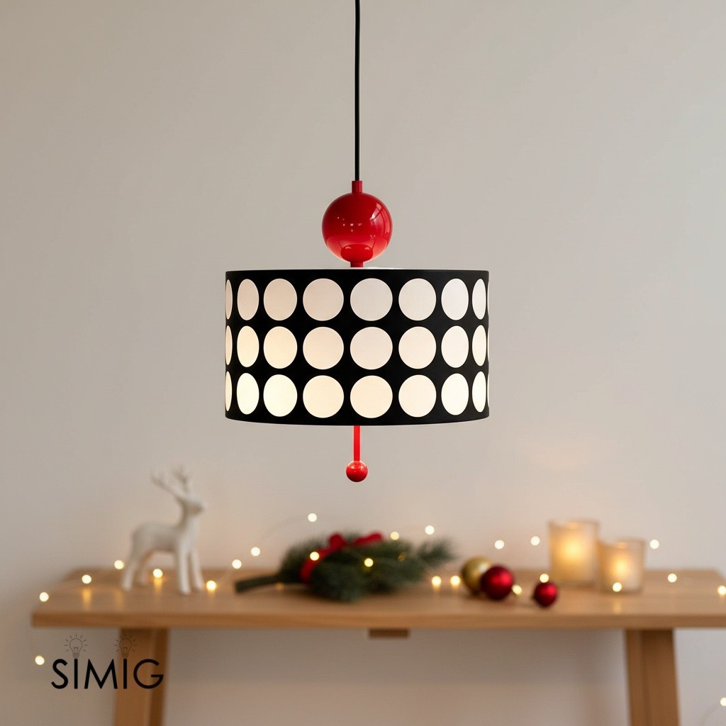 Lattice Acrylic Polka Dots Pendant Lamp M267