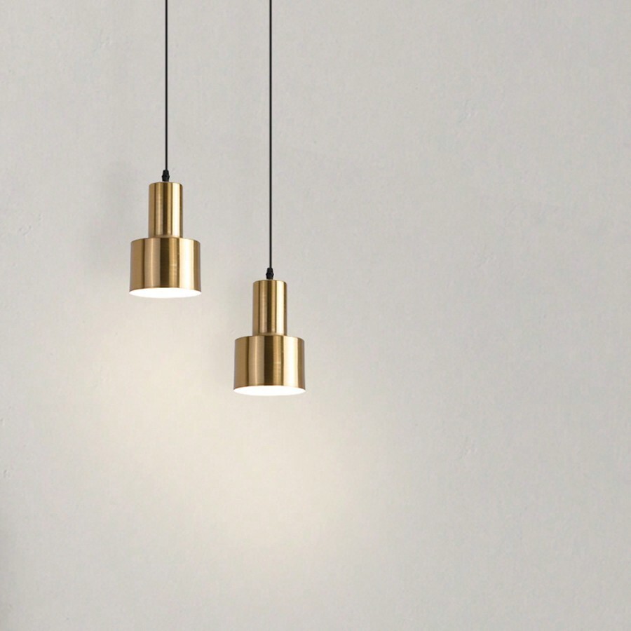 Nordic Brass Bedroom Pendant Light Modern Bar Pendant Light S95