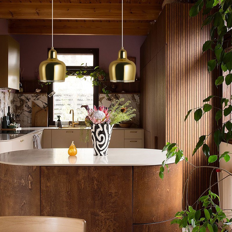 Nordic Golden Bell Pendant Lamp S184