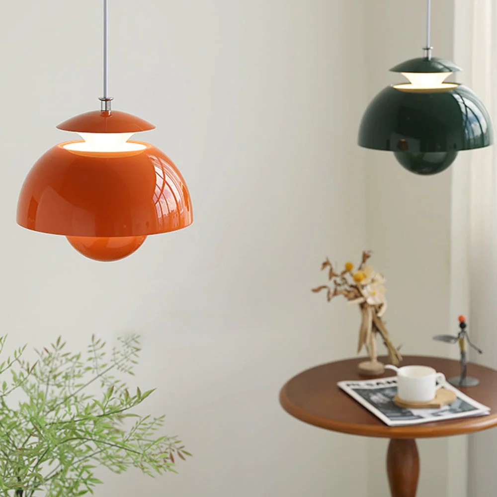 Modern Flower Bud Metal Pendant Light S88