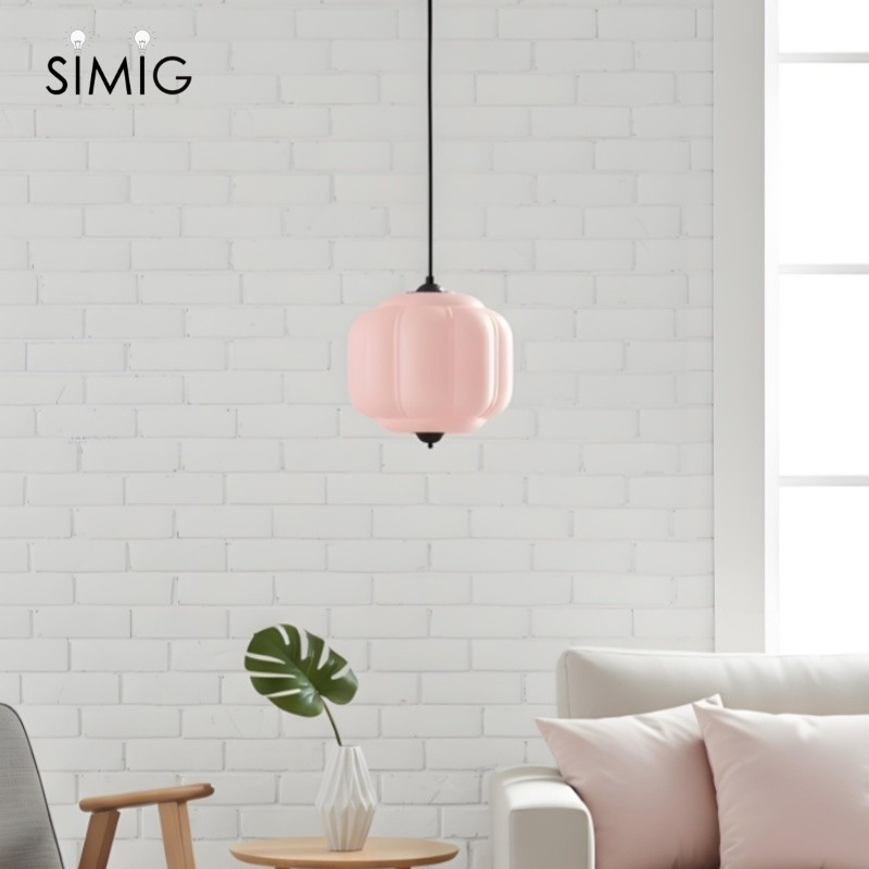 Vintage Cream Glass Pendant Light – Eloise Retro Chandelier S195
