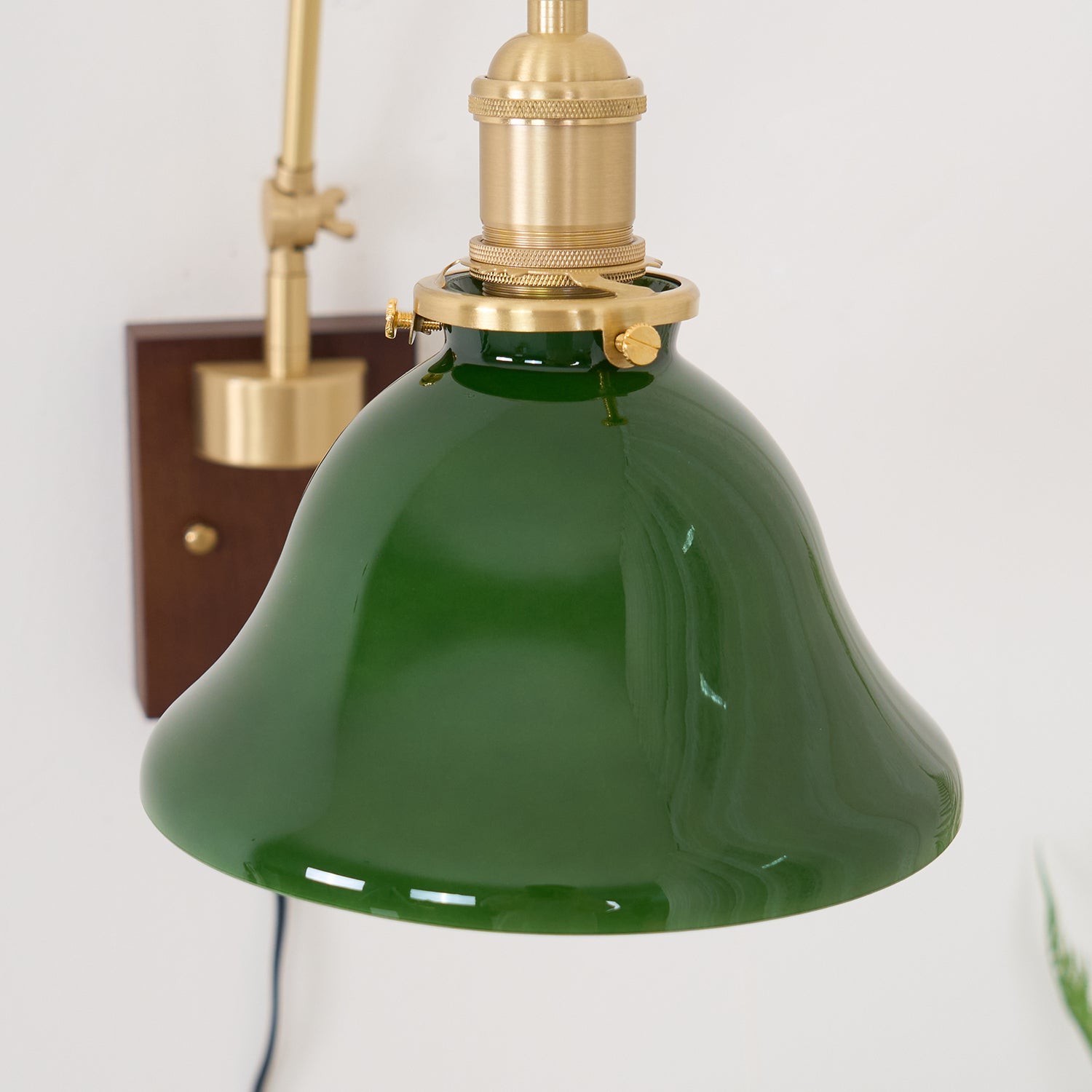 Banker Swing Arm Plug In Wall Light M289