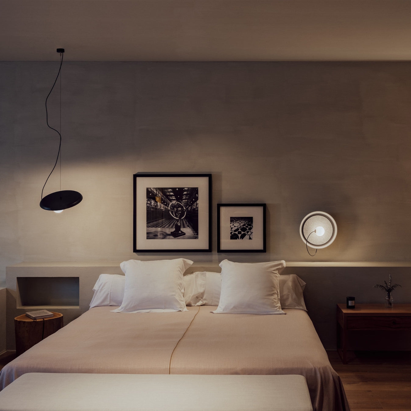 Acoustic Disc Pendant Lamp D448
