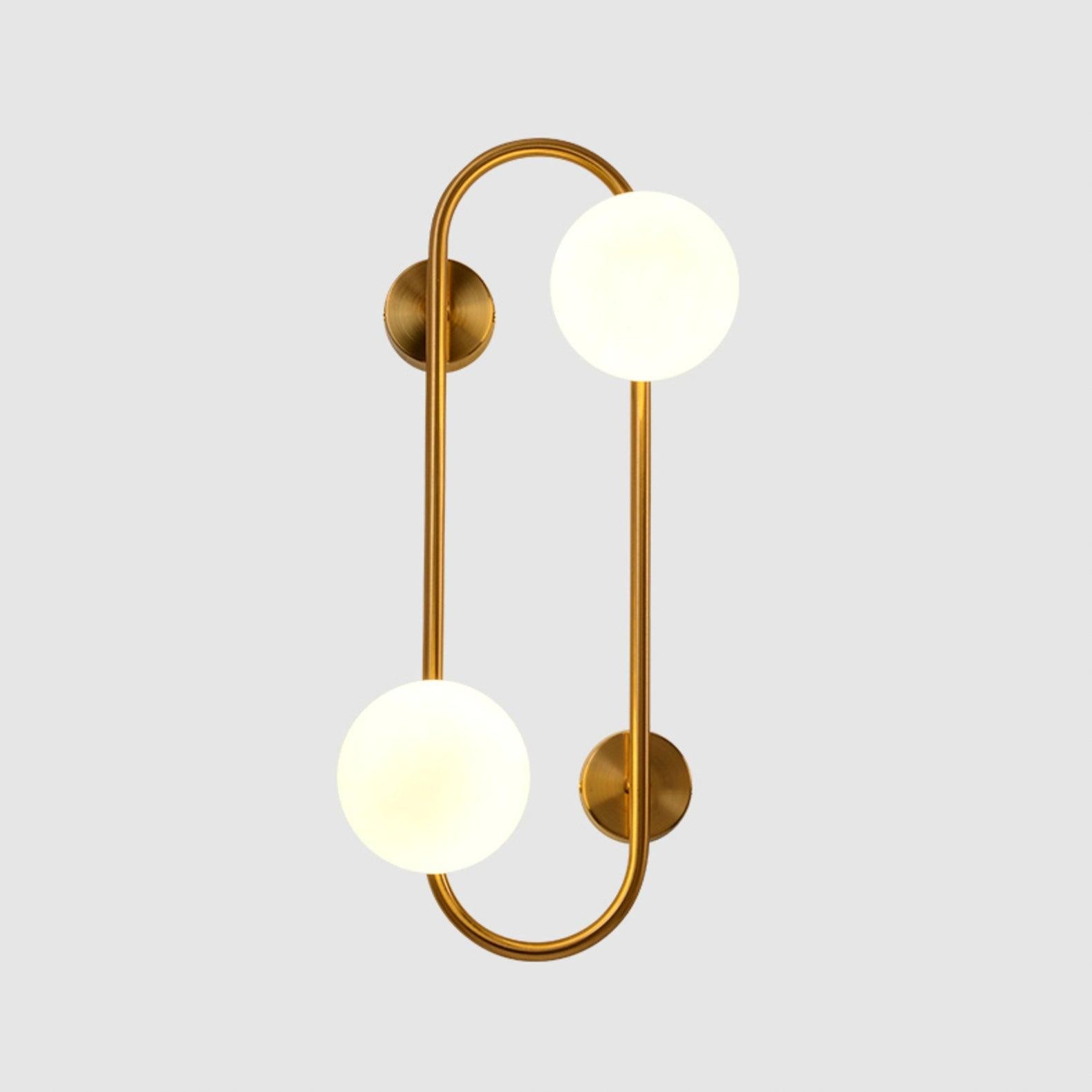 Nordic Modern Geometric Glass Globe Wall Lamp M489