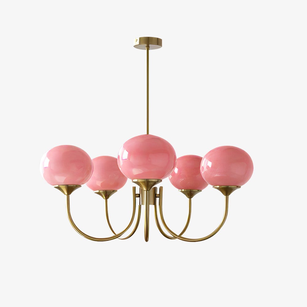 Nordic Bauhaus Glass Marshmallow Chandelier S168