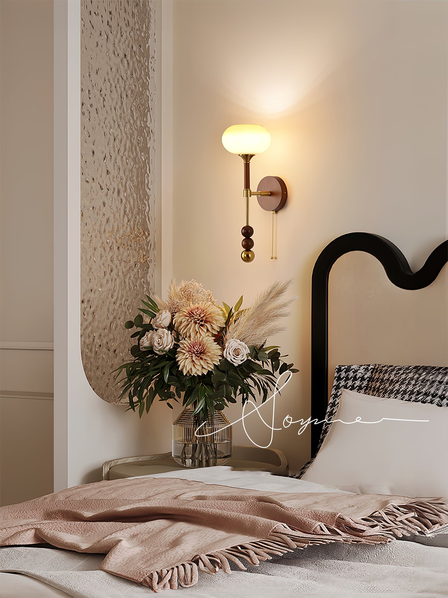Retro Solid Wood Series Wall Lamp M523