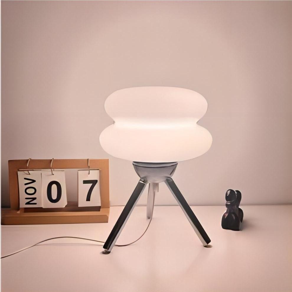 Lollipop Bauhaus Glass Tripod Table Lamp S24