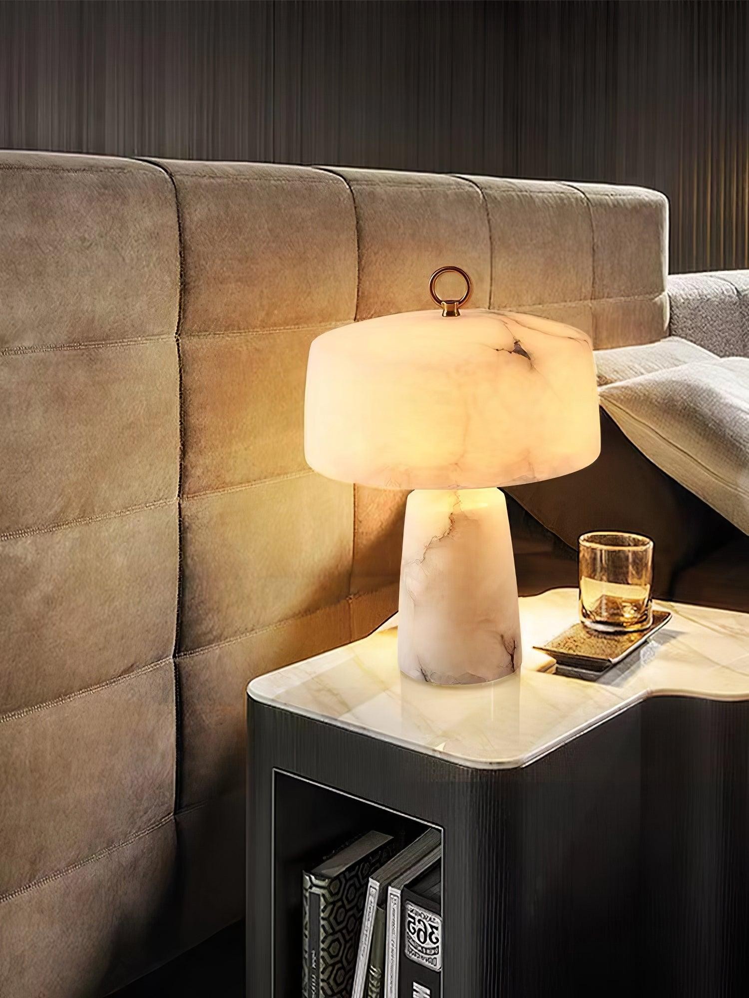 Light Luxury Style Marble Stone Table Lamp M583