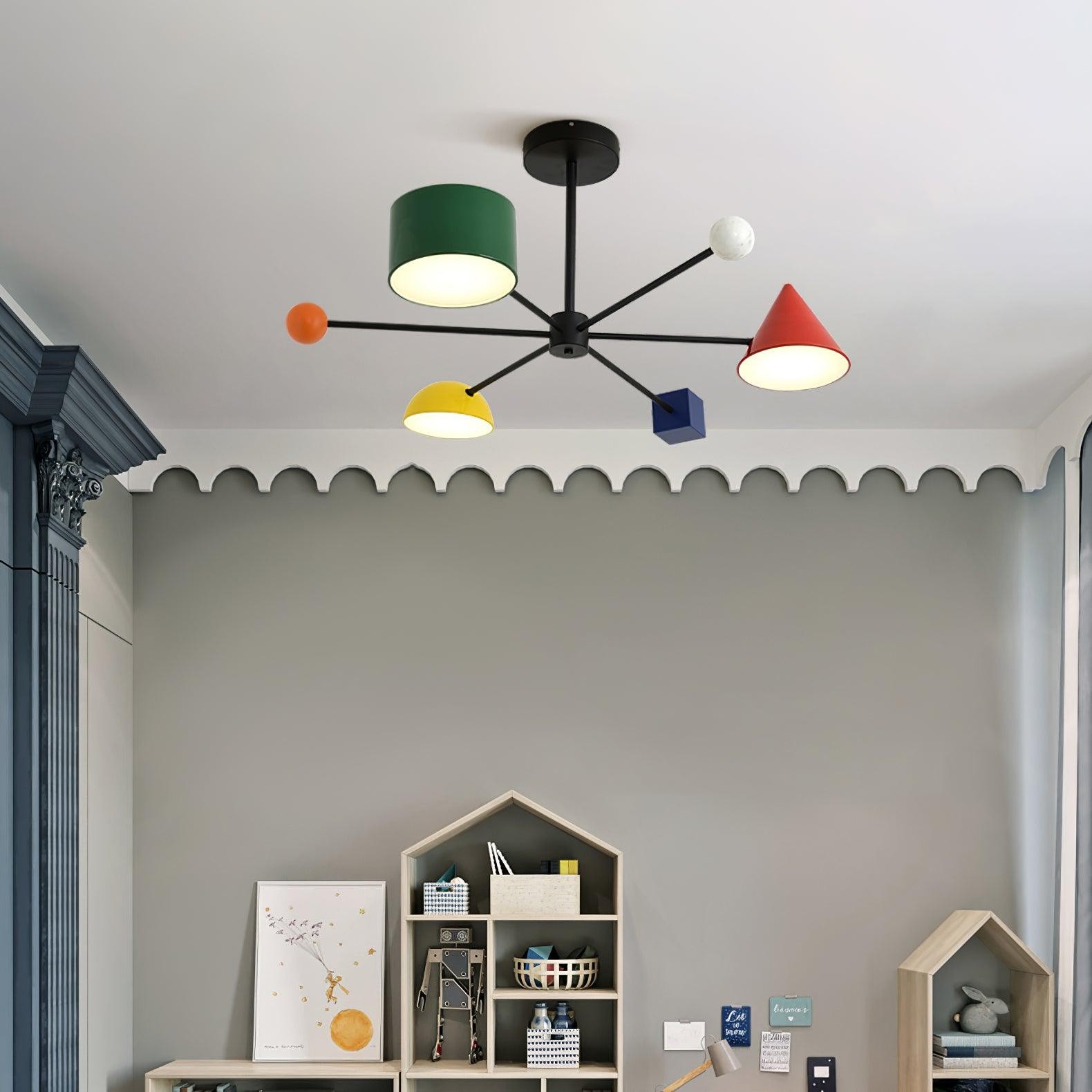Geometric Colorful Ceiling Light M377