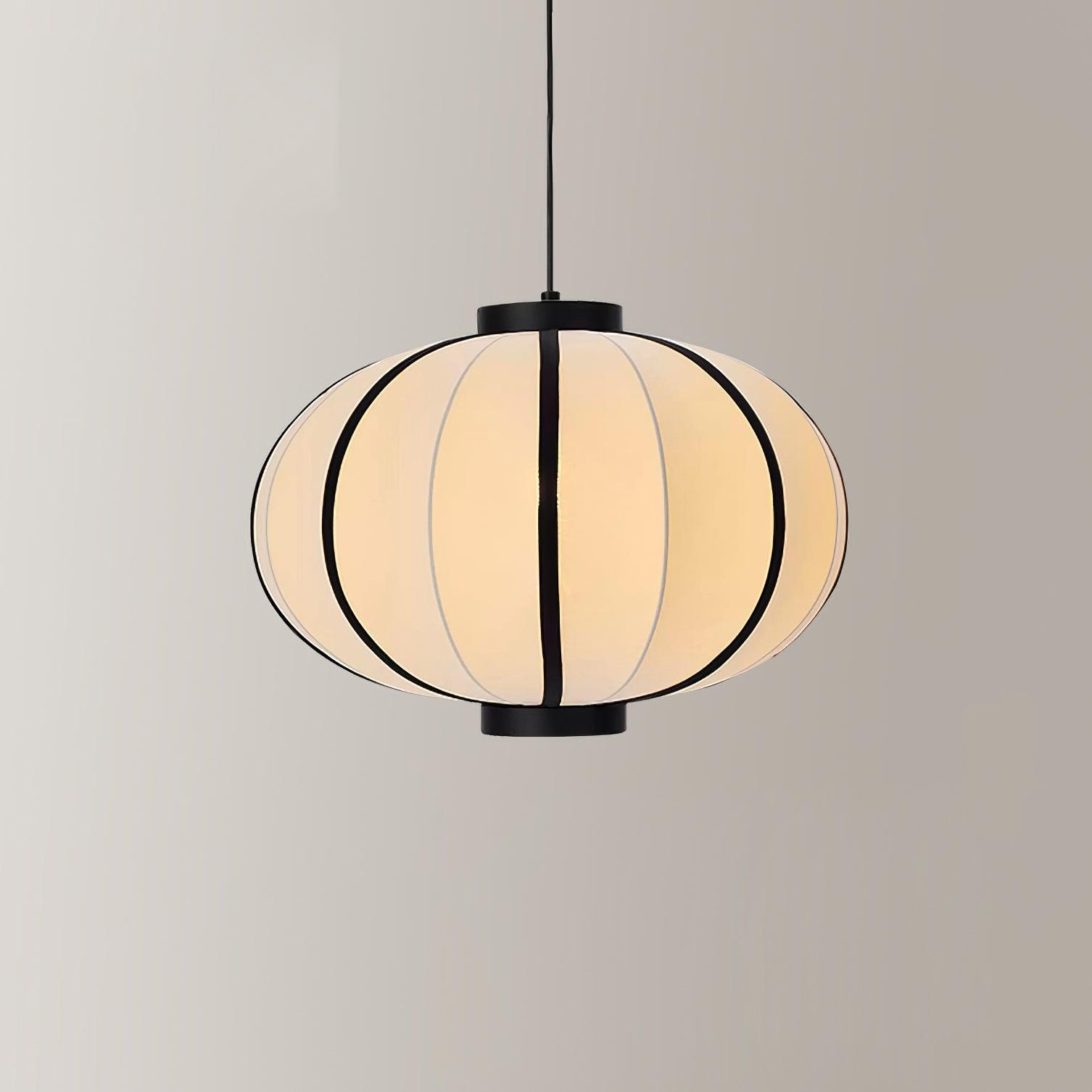 Minimalist Black and White Lantern Pendant Lamp M220