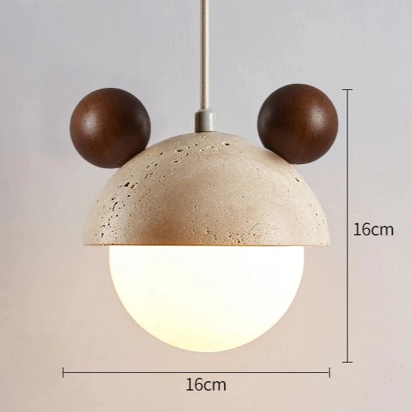 Travertine Micky Pendant Light D930